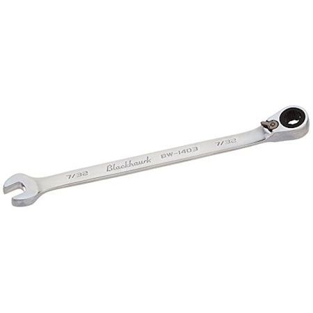 Blackhawk By Proto 12 Pt 7/32" Full Polish Combination Revers Ratchet Wrench BW-1403